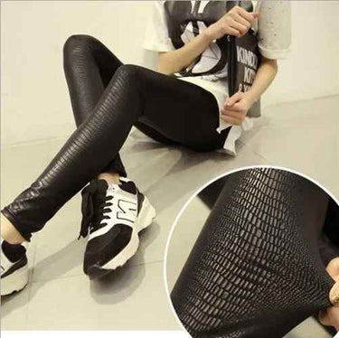 Legging Serpent Cuir